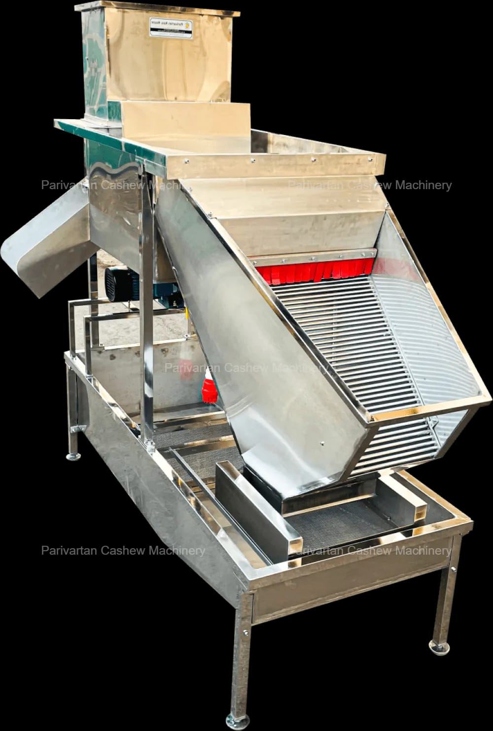 Destoner with water Washing Technique